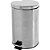 Lixeira redonda 20 litros inox cinza VONDER - Imagem 1