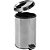 Lixeira redonda 20 litros inox cinza VONDER - Imagem 2