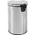 Lixeira redonda 20 litros inox cinza VONDER - Imagem 5