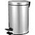 Lixeira redonda 3 litros inox cinza VONDER - Imagem 1