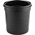 Lixeira redonda 5 litros inox cinza VONDER - Imagem 2