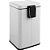 Lixeira retangular 12 litros inox branca VONDER - Imagem 5