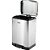 Lixeira retangular 12 litros inox cinza VONDER - Imagem 5