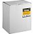 Lixeira retangular 3 litros inox cinza VONDER - Imagem 4