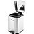 Lixeira retangular 3 litros inox cinza VONDER - Imagem 5