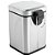 Lixeira retangular 3 litros inox cinza VONDER - Imagem 7