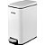 Lixeira retangular 5 litros inox branca VONDER - Imagem 1