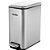 Lixeira retangular 5 litros inox cinza VONDER - Imagem 1