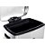 Lixeira retangular 50 litros inox cinza VONDER - Imagem 5