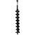 Broca espiral duplo para perfurador de solo 100mm x 800mm VONDER - Imagem 3