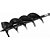 Broca espiral duplo para perfurador de solo 200mm x 800mm VONDER - Imagem 1