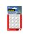 Protetor anti-impacto redondo 21mm x 5mm transparente com 12 peças HB004263099 3M - Imagem 1
