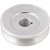 Polia de alumínio 1 canal perfil A 80mm com furo de 3/4" - 19,1mm VONDER - Imagem 2