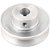 Polia de alumínio 1 canal perfil A 80mm com furo de 5/8" - 15,9mm VONDER - Imagem 1