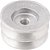 Polia de alumínio 2 canais perfil A 70mm com furo de 1/2" - 12,7mm VONDER - Imagem 2