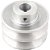 Polia de alumínio 2 canais perfil B 80mm com furo de 3/4" - 19,1mm VONDER - Imagem 1