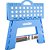 Banqueta plástica dobrável azul altura 220mm VONDER - Imagem 5