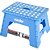 Banqueta plástica dobrável azul altura 220mm VONDER - Imagem 10