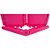 Banqueta plástica dobrável rosa altura 220mm VONDER - Imagem 6