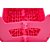 Banqueta plástica dobrável rosa altura 220mm VONDER - Imagem 7
