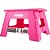 Banqueta plástica dobrável rosa altura 220mm VONDER - Imagem 14