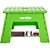 Banqueta plástica dobrável verde altura 220mm VONDER - Imagem 3