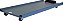 Esteira metálica para mecânico 90cm x 43cm x 9cm com encosto de cabeça 90 kgf NC-13 NOCRAM - Imagem 2
