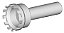 Chave de garras de 120,0mm com encaixe de 1" para a porca ranhurada 104122 RAVEN - Imagem 2