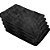 Toalha de microfibra 30cm x 40cm 200 g/m² (gsm) preta jogo com 5 peças VONDER - Imagem 1