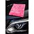 Toalha de microfibra 40cm x 60cm 400 g/m² (gsm) rosa VONDER PLUS - Imagem 5