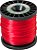 Fio de nylon 2,7mm x 308m vermelho perfil redondo 2kg 7169 EKILON GRASS - Imagem 1