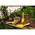 Conjunto para jardim com 3 peças cabos em madeira VONDER - Imagem 2