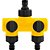 Adaptador múltiplo para mangueira com 2 saídas e regulador de fluxo individual AMV 020 VONDER - Imagem 1