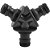 Conector triplo para engate rápido de 1/2" VONDER - Imagem 1