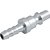 Conector/racord de 1/4" com espiga de 1/4" VONDER - Imagem 3
