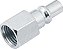 Conector/racord de 1/4" com rosca fêmea 1/4" NPT VONDER - Imagem 3