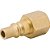 Conector/racord de 1/4" com rosca fêmea 1/4" NPT caixa com 40 peças VONDER - Imagem 1