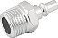Conector/racord de 1/4" com rosca macho 1/2" NPT VONDER - Imagem 1