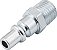 Conector/racord de 1/4" com rosca macho 1/4" NPT VONDER - Imagem 1