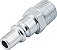 Conector/racord de 1/4" com rosca macho 1/4" NPT caixa com 40 peças VONDER - Imagem 1