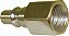 Conector/racord RF-210 com rosca fêmea 1/4" R.F - 10 unidades - Imagem 1