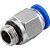 Conexão rápida reta 10mm rosca 1/4" BSP VONDER - Imagem 4