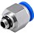 Conexão rápida reta 12mm rosca 1/8" BSP VONDER - Imagem 2