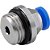 Conexão rápida reta 4mm rosca 1/4" BSP VONDER - Imagem 3