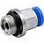 Conexão rápida reta 4mm rosca 1/8" BSP VONDER - Imagem 4