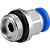 Conexão rápida reta 6mm rosca 1/4" BSP VONDER - Imagem 3