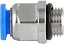 Conexão rápida reta 8mm rosca 1/4" BSP VONDER - Imagem 3