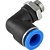 Conexão rápida tipo cotovelo (90 graus) rosca 1/4" BSP 10mm VONDER - Imagem 1