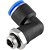 Conexão rápida tipo cotovelo (90 graus) rosca 1/4" BSP 12mm VONDER - Imagem 4