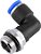 Conexão rápida tipo cotovelo (90 graus) rosca 1/4" BSP 6mm VONDER - Imagem 4
